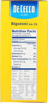 De Cecco Pasta, Rigatoni, 16 Ounce (Pack of 5) by De Cecco