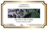Peanut Butter Sumatra Decaf Coffee (Single Serve K-Cup Pods) (Gourmet, Naturally Flavored, Whole Coffee Beans) (12 pods, ZIN: 573982) - 2 Pack