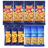 Nut Variety Pack 10 Individually Wrapped Cashews & Peanuts Snacks