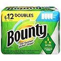 Bounty, Paper Towels Select-A-Size White 2-Ply Double Rolls, 6 Count