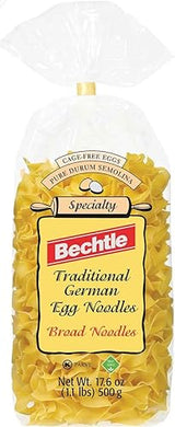 Bechtle Traditional German Broad Egg Noodles, 17.6 Ounce (Pack of 12)