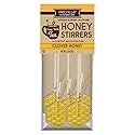 Melville Clover Pack of 5 Honeycomb Stirrers, Naturally Flavored Gluten Free Lollipops
