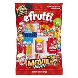 efrutti Movie Night, Assorted Fruity Sweet & Sour Gummy Candy, 2.7 oz Bag