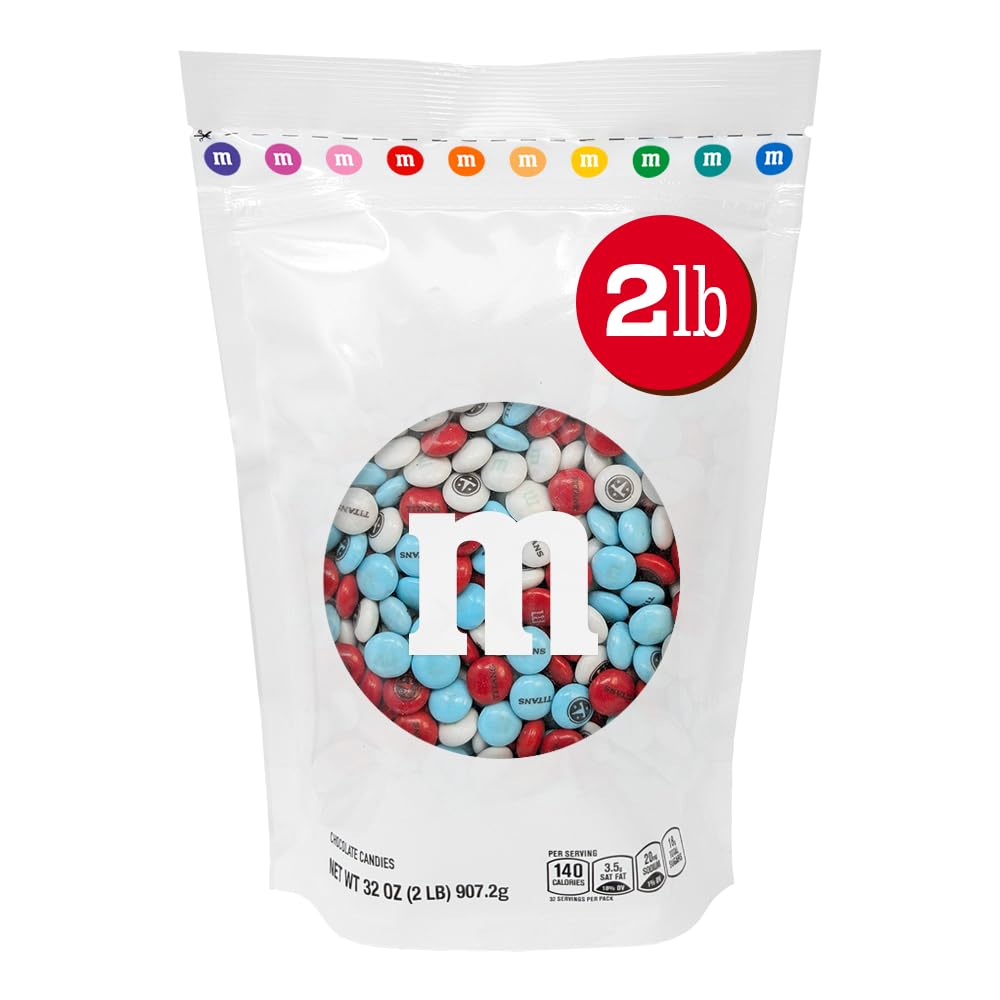 M&M'S NFL Tennessee Titans Milk Chocolate, 2 lb Bulk Bag