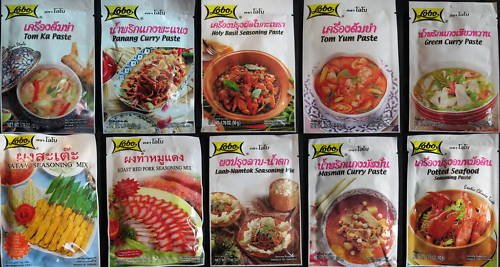 Seasoning Mix Paste & Curry Paste Thai Food Made in Thailand