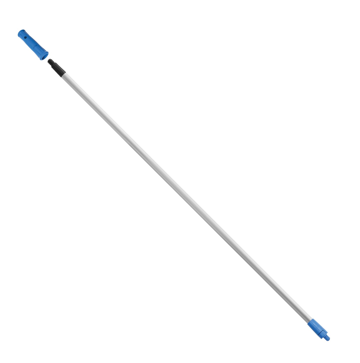 Unger Professional Lock-On 60” Dual-End Aluminum Handle Pole - Compatible with Unger Lock-On Poles & Standard Thread Cleaning Supplies, Use with Floor