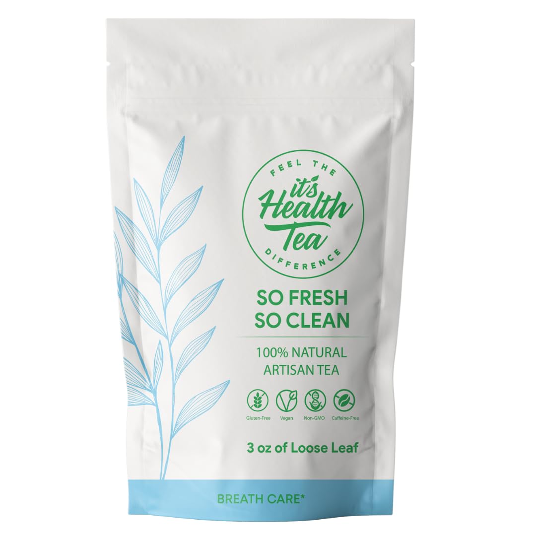 So Fresh, So Clean Herbal Tea - Fresh Breath Support & Oral Comfort* | 3 oz. Loose Leaf with 35 Empty Tea Bags Included
