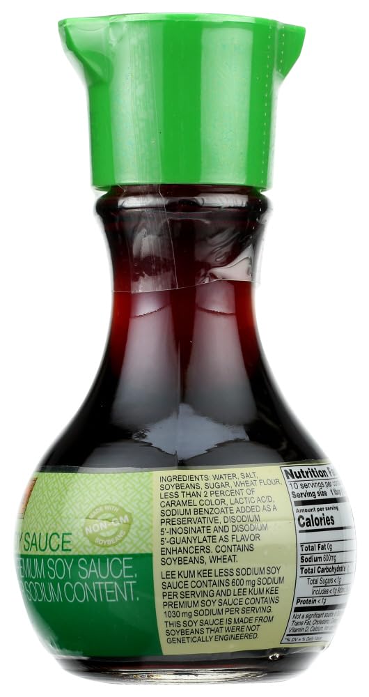 Lee Kum Kee Lite Soy Sauce, 5.1-Ounce Bottle (Pack of 4)