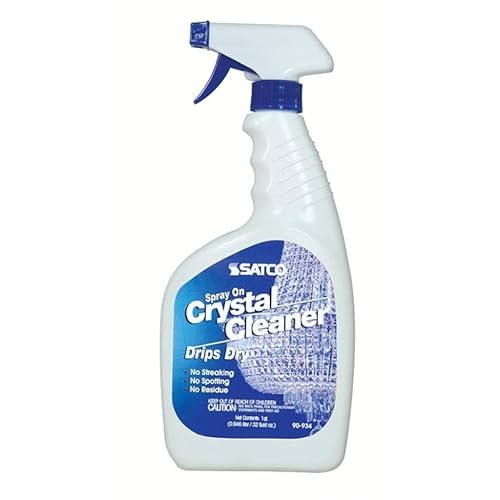 Satco 90934 32 Ounces - Crystal Chandelier Cleaner - Spray On