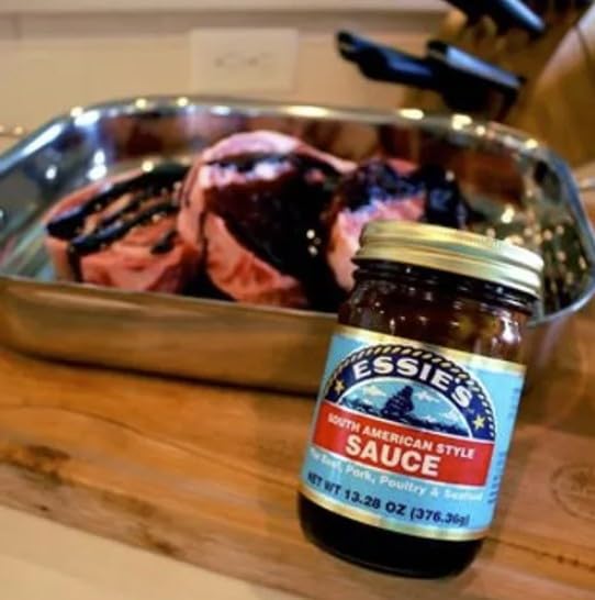 Essie's South American Style Sauce (Original) Bold and Tangy - Gluten Free Marinade for Steak, Pork, Seafood & More - Family Recipe Since 1968 from