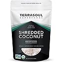 Terrasoul Superfoods Organic Coconut Flakes, 1 Lb - Medium Flakes | Unsweetened | Perfect for Baking