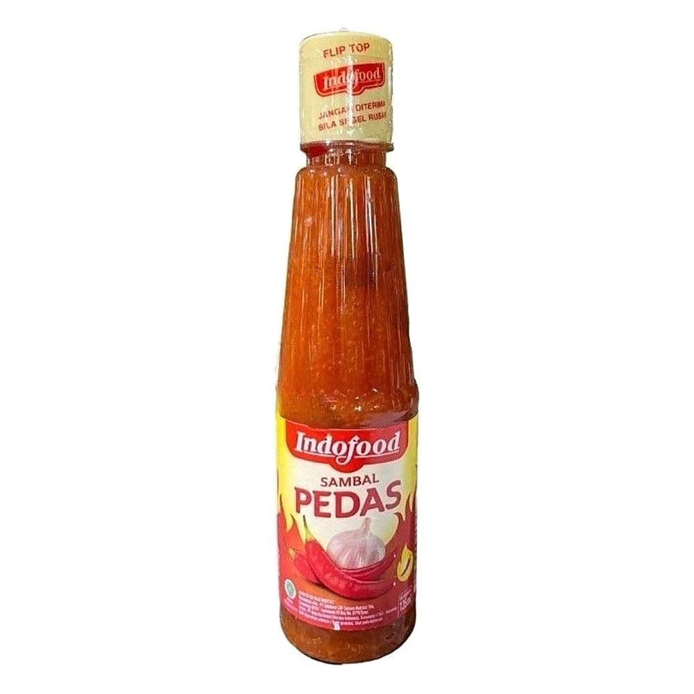 Indofood Sambal Pedas - Hot Sauce, 140 ml (1 bottle)
