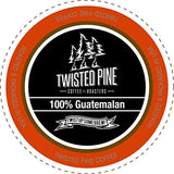 Twisted Pine Coffee 100% Guatemalan, Medium Roast, Single-Serve Cups for Keurig K-Cup Brewers, 12 Count