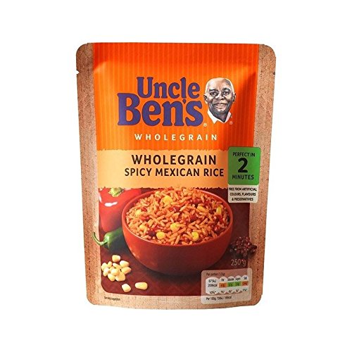 Uncle Bens Micro Rice Wholegrain Spicy Mexican 250g