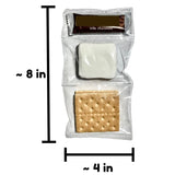 KP | S'MORES KIT | Individually packaged set: Graham Crackers, Marshmallow, Chocolate (25 SETS)