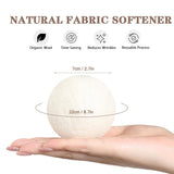 Wool Dryer Balls XL 6 Pack Pure Organic Wool Premium Reusable Fabric Softener New Zealand Sheep Wool Ball for Dryer Natural Fabric Softener Saves
