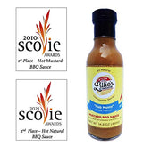 Lillie's of Charleston Hab Mussy Hot Mustard BBQ Sauce | Award Winning | Natural, No Preservatives, Vegan | Great with Chicken, Pork Ribs