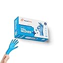 HandCare Exam Grade 4mil Disposable Nitrile Gloves - Latex and Powder Free Non-Slip, Non-Sterile, Surgical Medical Gloves (Large - Case of 1000)