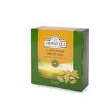 Ahmad Tea Green Tea, Cardamom Teabags, 100 ct (Pack of 1) - Caffeinated & Sugar-Free