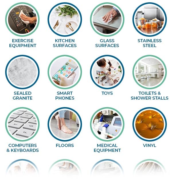 Zogics ecoPRO Plant-Based Disinfecting Wipes - Eco Friendly Wipes for Cleaning and Disinfecting Surfaces, Durable, Gentle, & Effective (Pack of 4)