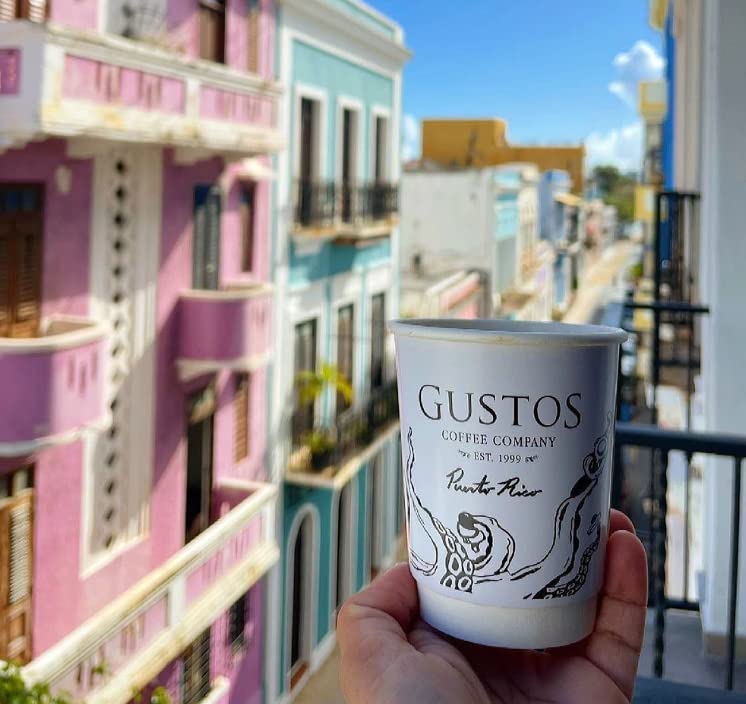 Gustos Coffee Premium Selection | Puerto Rican High End Medium Roasted Whole Bean Coffee (1, 2 lb)