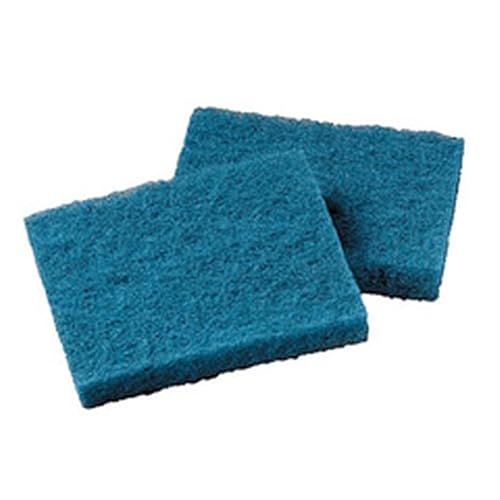 212 Main MMM34738 All-Purpose Thick Scouring Pad - Blue - 40 Per Case