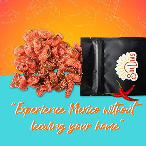 Dulces Enchilados Sour Patches Watermelon, Fruit Candy with Mexican Chamoy, 2.5 oZ