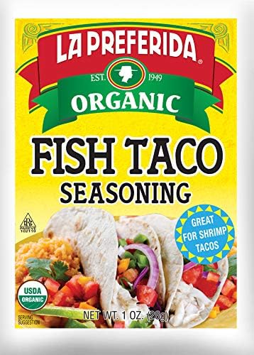 La Preferida Organic Taco, Fish Taco, & Al Pastor Taco Seasoning (4ea / 1oz) (Variety Pack)