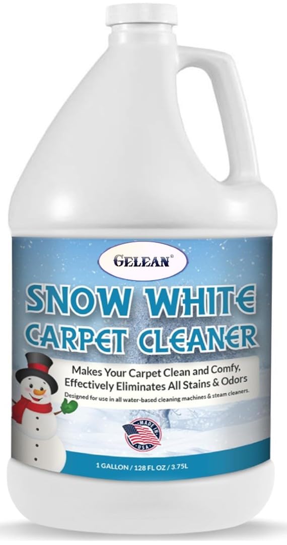 GELEAN Carpet Cleaner Shampoo - MADE IN USA - Concentrate Carpet Cleaner & Deodorizer - Pet Stain And Odor Remover - Rug Extracting Shampoo