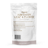 Halo Naturals Organic Hawthorn Leaf & Flower Cut & Sifted, 4 Ounces (Crataegus monogyna) Espino Blanco USDA Certified | Resealable Pouch| Packaged in