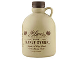 MCLURES MAPLE SYRUP New England Grade A Very Dark 32oz Jug