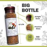 The Gourmet Collection Spice Blends Roasted Garlic and Red Bell Pepper Blend - Garlic Powder Seasoning for Cooking - Salt Free - Seafood, Meat, Eggs.