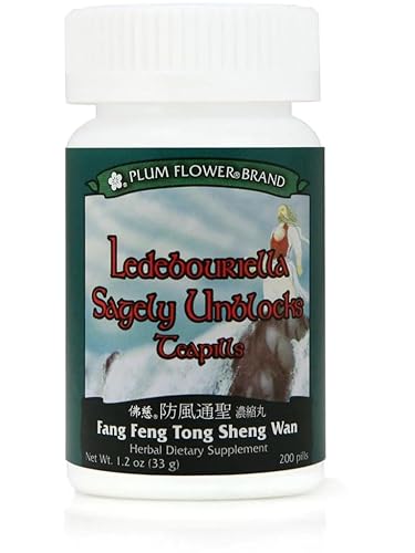 Fang Feng Tong Sheng (Ledebouriella Sagely Unblocks Teapills), 200 ct, Plum Flower