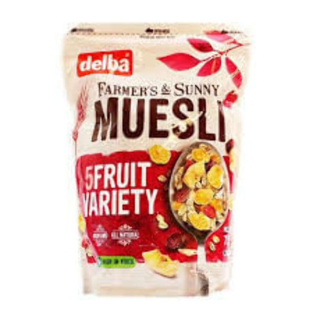Delba 5 Fruit Muesli Variety, 26.5 Ounce