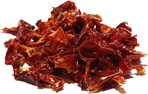 Dehydrated Dried Red Bell Pepper by It's Delish - Jumbo Reusable Container 18 Oz - Sealed to Maintain Freshness - Chopped & Dried Vegetable Spice