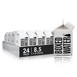 Mini Boxed Water (8.4 oz., 24 Pack) - Better Than Premium Plastic Purified Drinking Water in Plant-Based Cartons, BPA-Free, Refillable Cartons