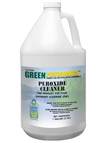 FLO-KEM Peroxide Cleaner GP107 - Removes Grease and Grime from all Washable Household Surfaces and Deoderizes as it Cleans - Safer Choice Certified