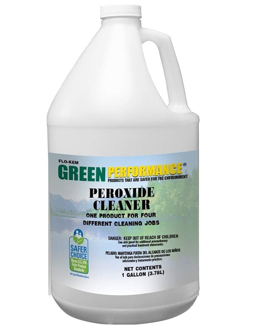 FLO-KEM Peroxide Cleaner GP107 - Removes Grease and Grime from all Washable Household Surfaces and Deoderizes as it Cleans - Safer Choice Certified