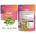 Hops Flowers 2 oz, Hops Flowers Dried, Resealable Bag, Dried Humulus lupulus Loose Tea, Hops Tea