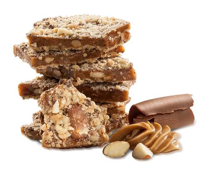 Dave's Sweet Tooth Toffee - Peanut Butter Crunch Toffee Gift Set (4 oz. x 3) - Homemade & Handmade Peanut Butter Gourmet Soft Toffee with Real Butter