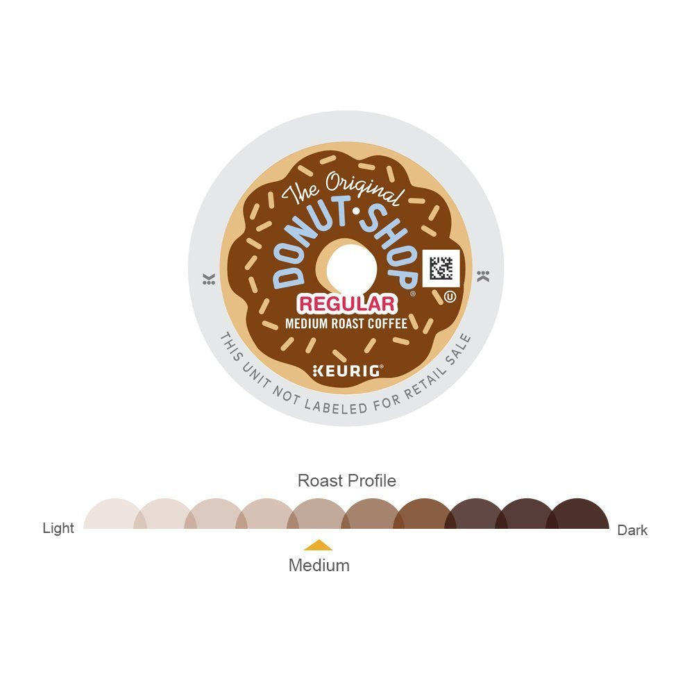 Keurig, The Original Donut Shop, K-Cup packs (Regular - Medium Roast Extra Bold, 48 Count)