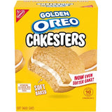OREO Golden Cakesters Soft Snack Cakes, 5-2.02 oz Snack Packs