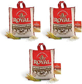 Royal Brown Basmati Rice, 10 Pound Pack of 3