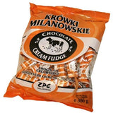 Krowki Milanowskie Milky and Cocoa Cream Fudge 2 Pack Soft Candies Chockolate Candy