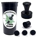 The Glass Cleaner Magnetic Kit | Mini/Small, 9.5 mm Size | For Water Pipes, Vases, Windows, Aquariums and Small & Unique Sizes | Cleans Hard to Reach