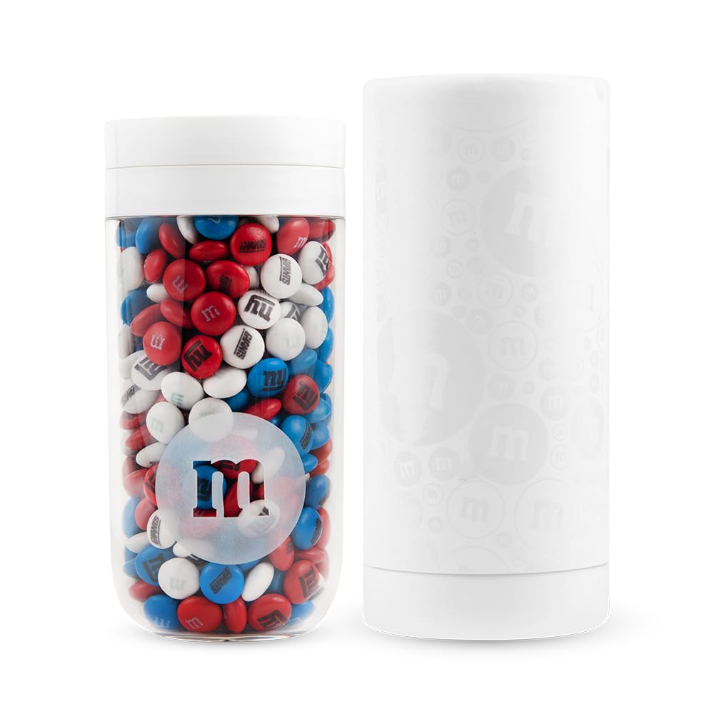 M&M'S NFL New York Giants Milk Chocolate Gift Jar, 12.7 oz
