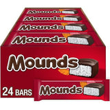 MOUNDS Coconut and Dark Chocolatey Candy Bars, 1.75 oz (24 Count)
