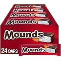 MOUNDS Coconut and Dark Chocolatey Candy Bars, 1.75 oz (24 Count)