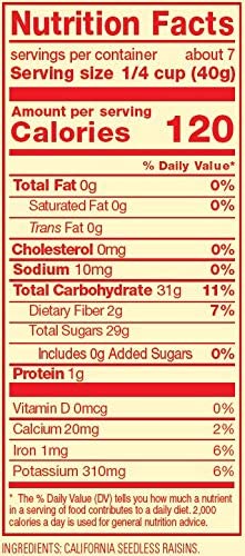 Sun-Maid California Raisins Mini Snacks Bags, 6 oz
