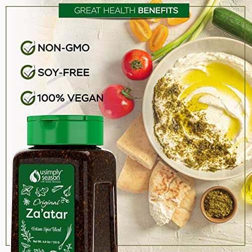 USimplySeason Zaatar Spice (Original Seasoning, 4.8 Ounce ).